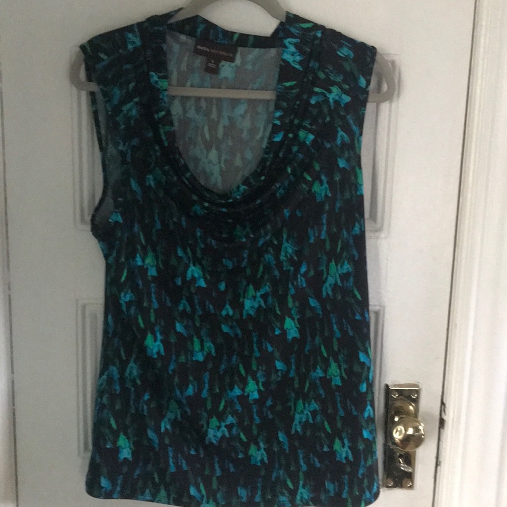 DANA BUCHMAN sleeveless draped Blouse (3)
